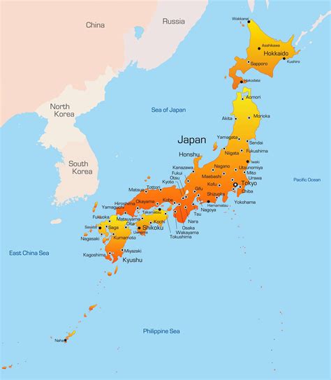 jepang map